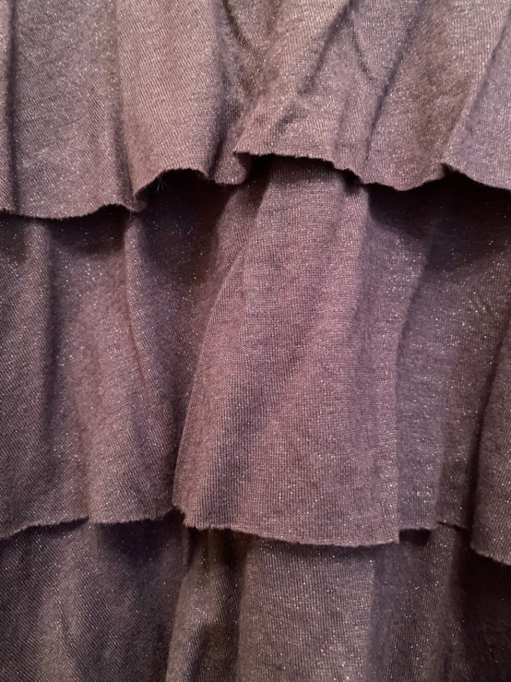 Imaginary Voyage Layered Ruffle Tank Top size Large - Picture 4 of 4